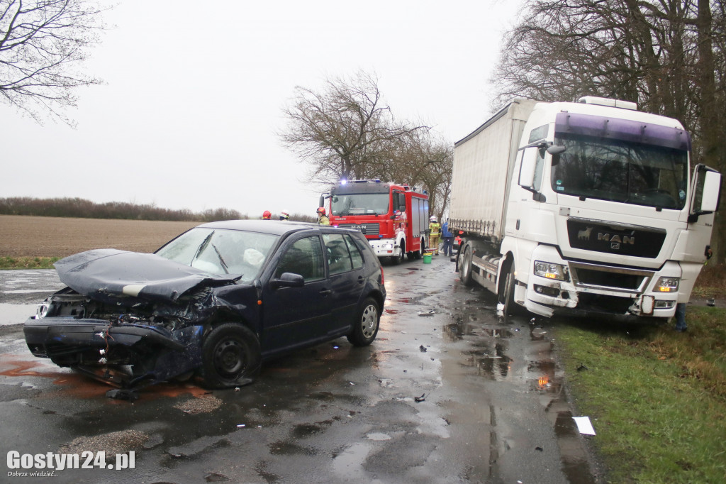 Wypadek na trasie Pogorzela - Borzęciczki