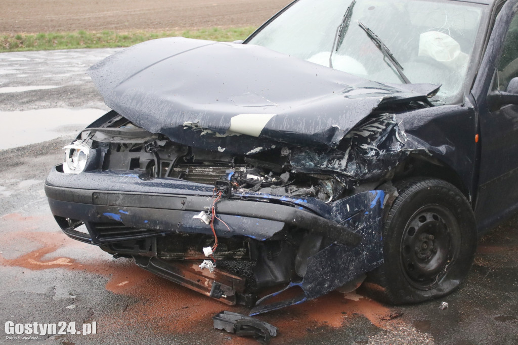Wypadek na trasie Pogorzela - Borzęciczki