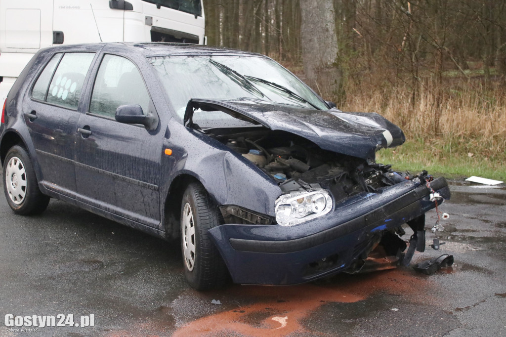 Wypadek na trasie Pogorzela - Borzęciczki