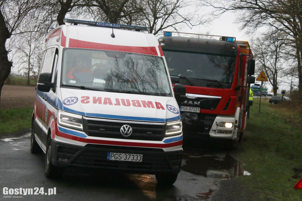 Wypadek na trasie Pogorzela - Borzęciczki