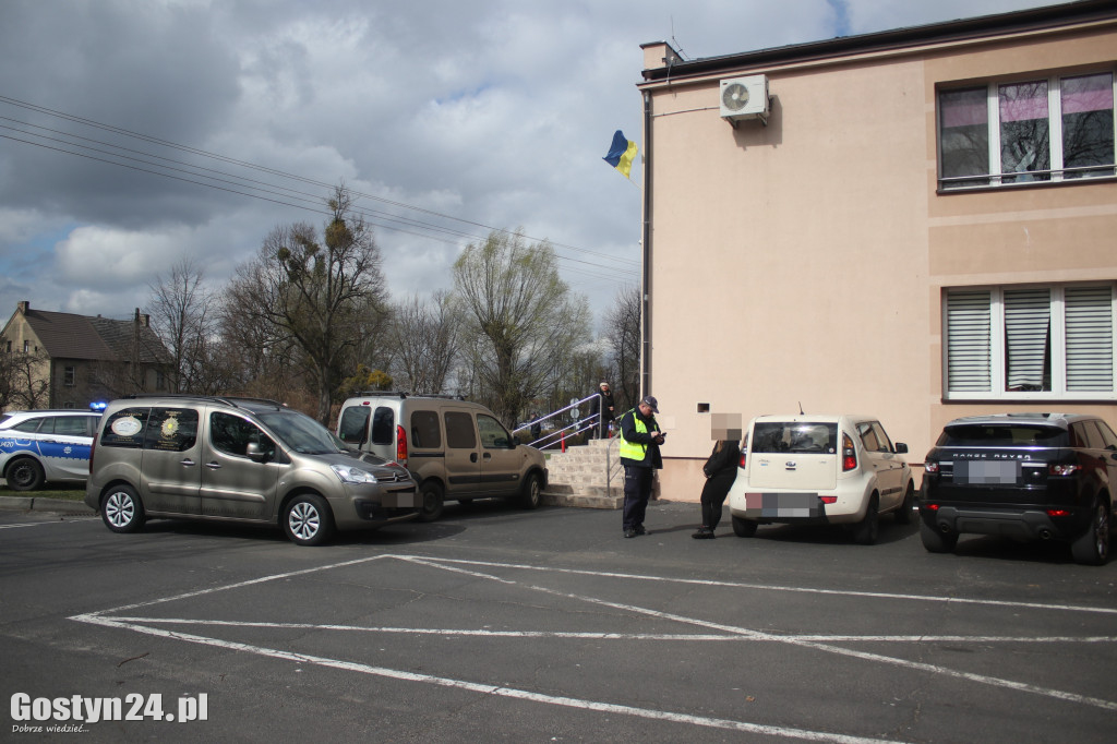 Zablokowany wyjazd zastępów OSP w Borku Wlkp.
