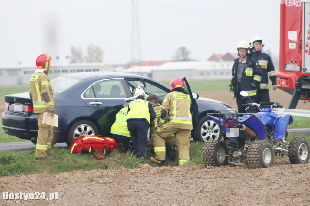 Zdarzenie drogowe na trasie Taniecznica-Grabonóg