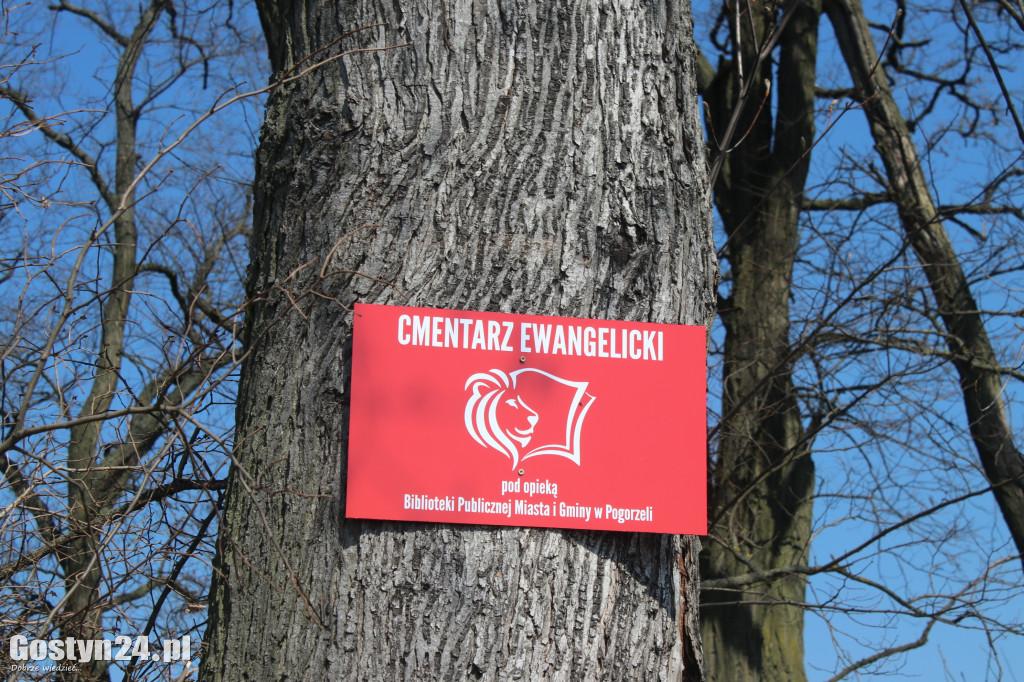Sprzątanie cmentarza ewangelickiego w Gumienicach