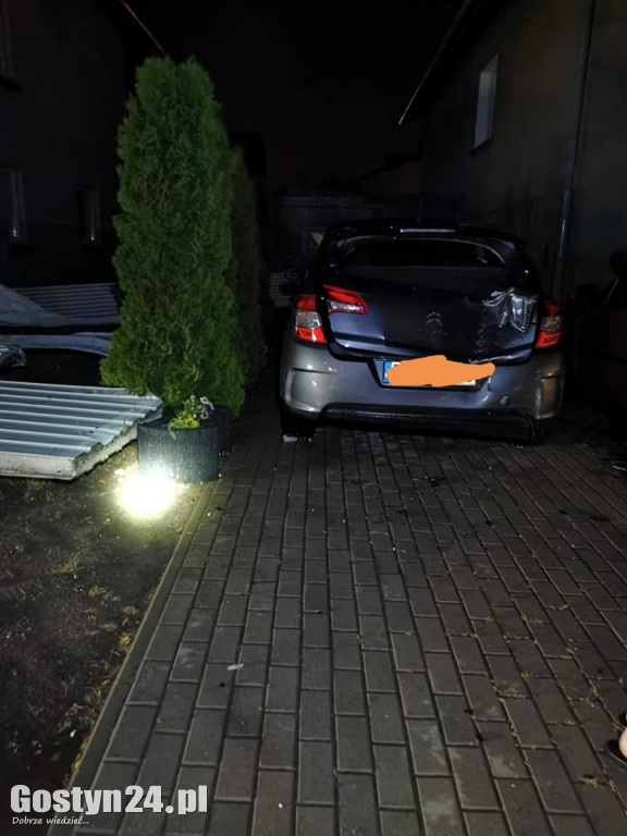 Na powiatem gostyńskim przeszła gwałtowna burza