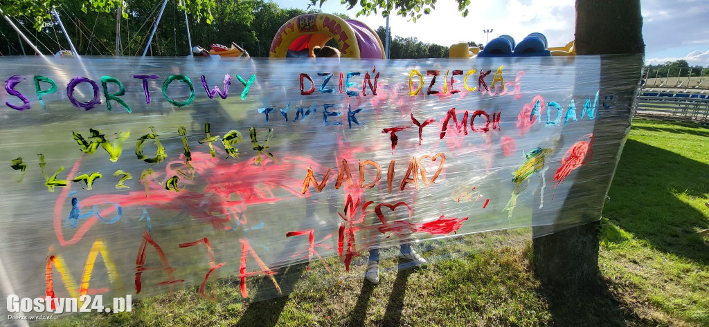 Sportowy Dzień Dziecka na terenie gostyńskiego OSiR