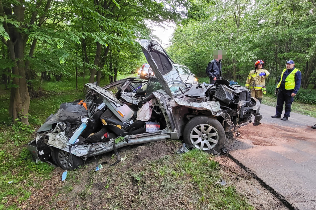 Wypadek pijanego kierowcy na trasie Dzięczyna-Karzec