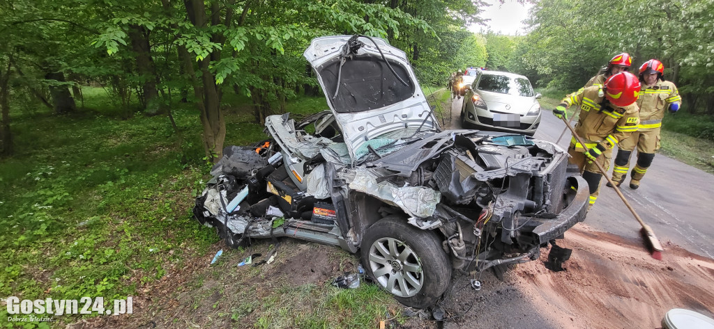 Wypadek pijanego kierowcy na trasie Dzięczyna-Karzec