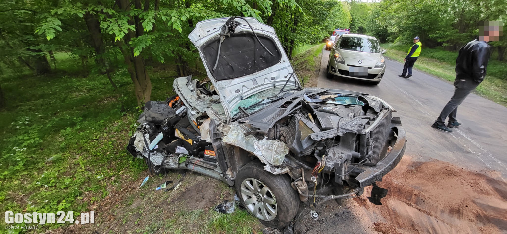 Wypadek pijanego kierowcy na trasie Dzięczyna-Karzec