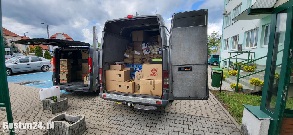 Kolejny transport pomocy humanitarnej z Gostynia  wyjechał do Ukrainy