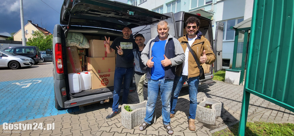 Kolejny transport pomocy humanitarnej z Gostynia  wyjechał do Ukrainy