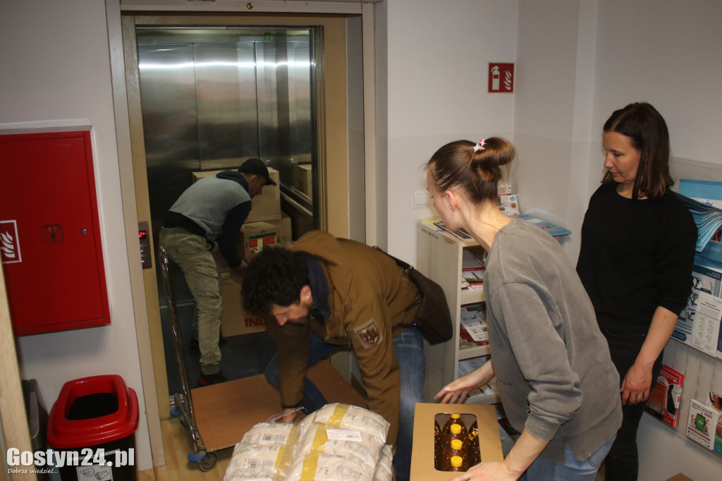 Kolejny transport pomocy humanitarnej z Gostynia  wyjechał do Ukrainy