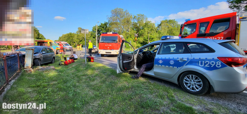 Wypadek na DK12 w Krzemieniewie. Na pomoc wezwano LPR