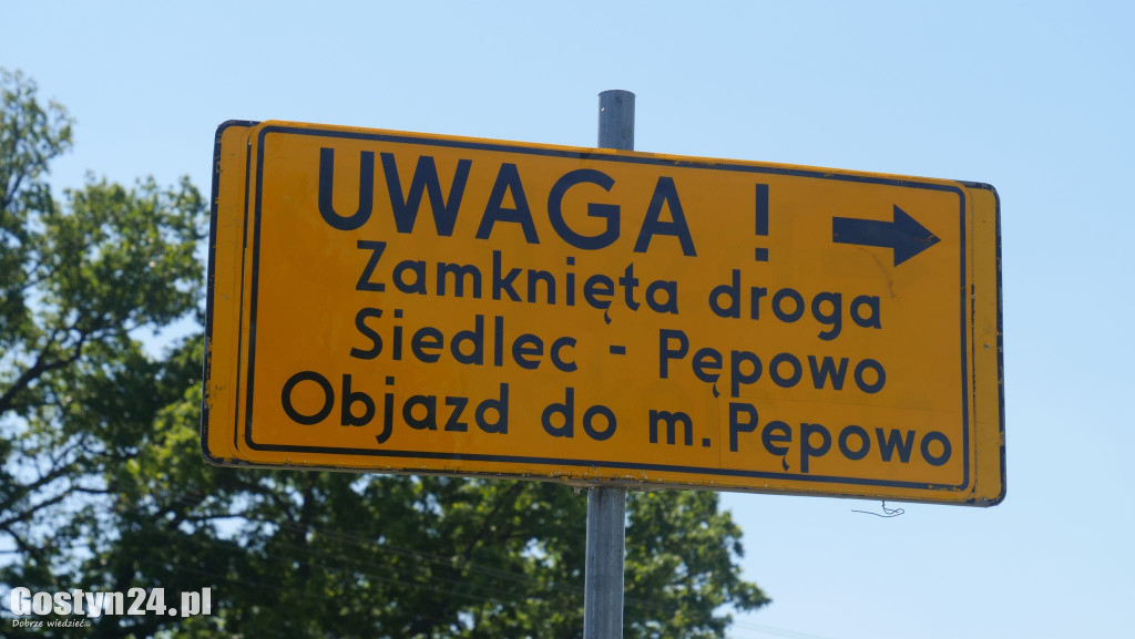 Remont drogi powiatowej Pępowo-Siedlec