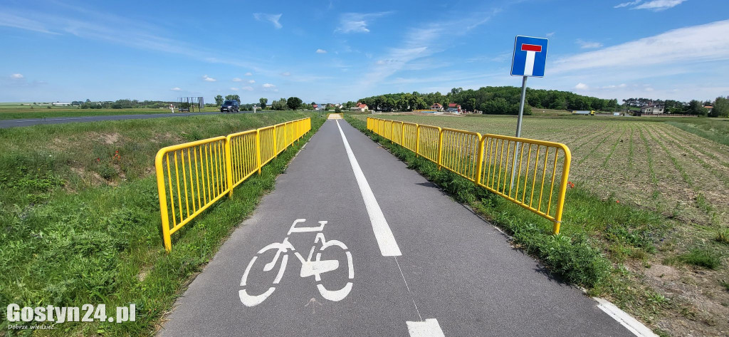 Ostatni etap budowy ścieżki Gostyń-Kunowo