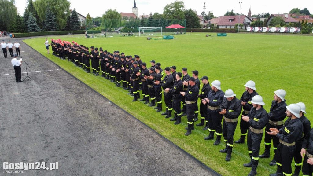 Zawody sportowo - pożarnicze w Poniecu