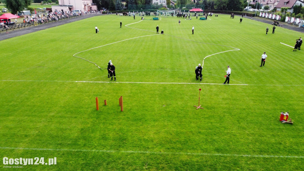 Zawody sportowo - pożarnicze w Poniecu