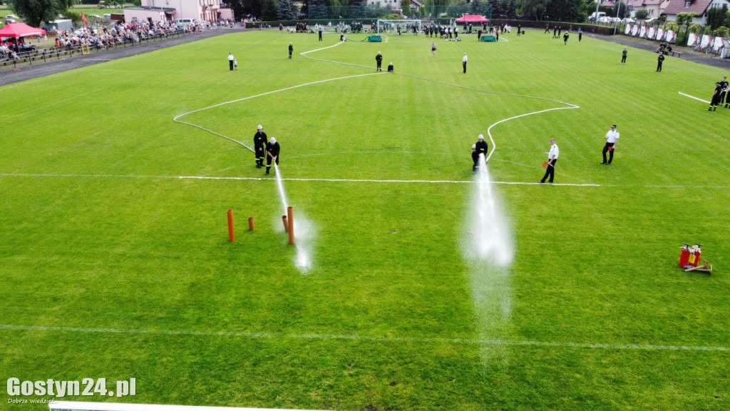 Zawody sportowo - pożarnicze w Poniecu