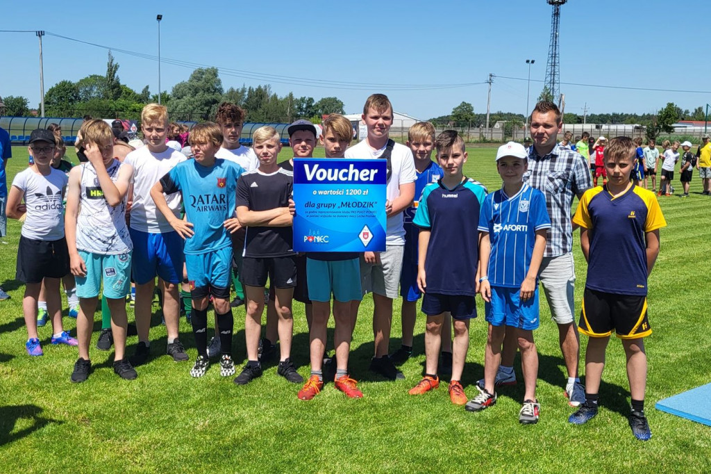 Klubowy piknik sportowy zawodników Piasta Poniec