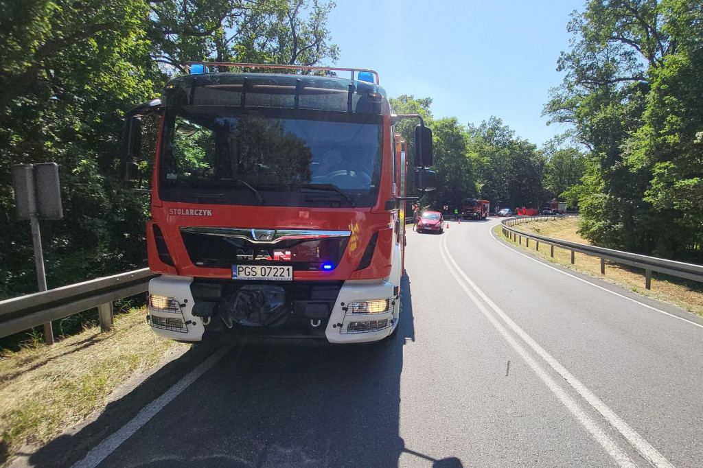 Wypadek na zakrętach w Godurowie