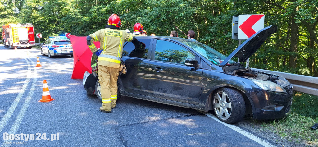 Wypadek na zakrętach w Godurowie