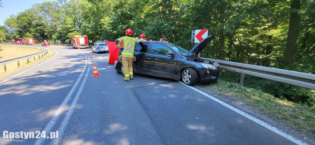 Wypadek na zakrętach w Godurowie