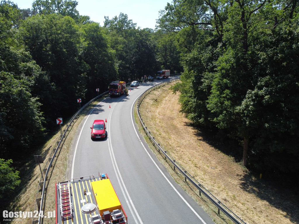 Wypadek na zakrętach w Godurowie