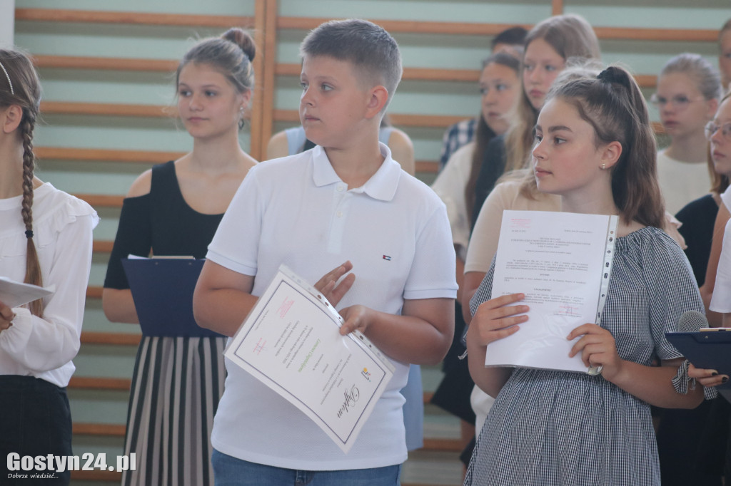 Zakończenie roku szkolnego w gostyńskiej Jedynce