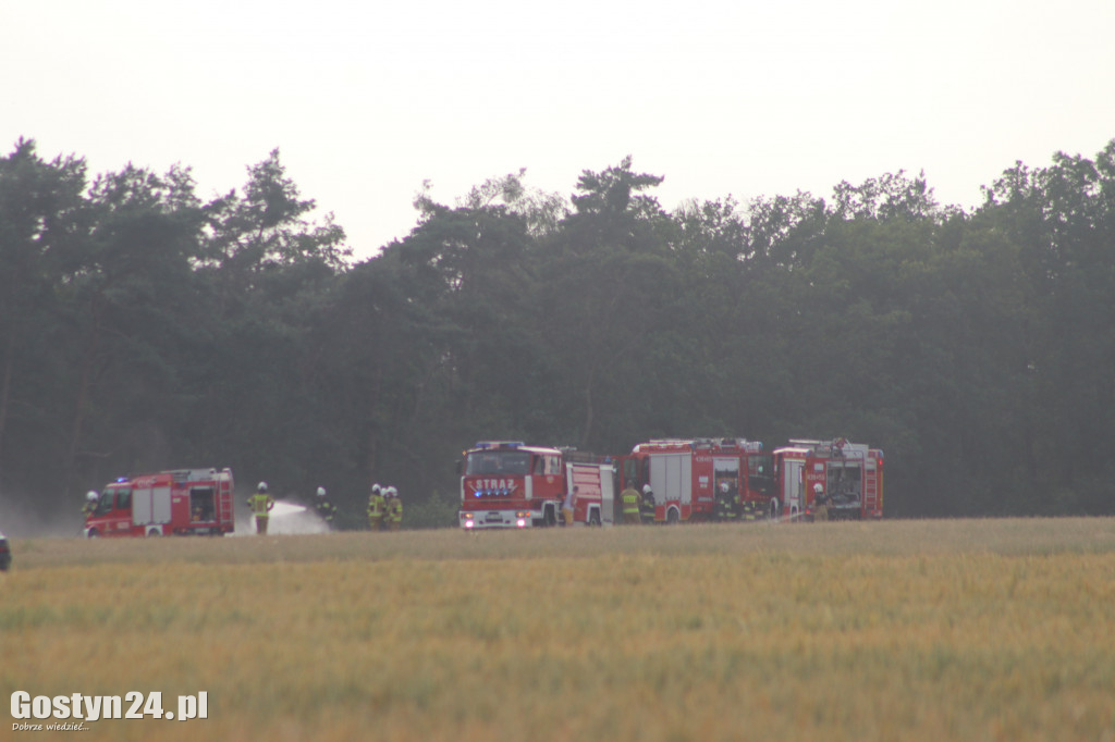 Pożary na polach w Bukownicy i Grodnicy