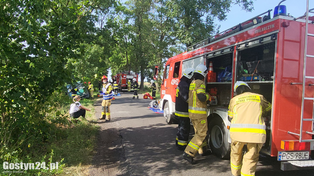 Ćwiczenia strażackie przy wypadku masowym