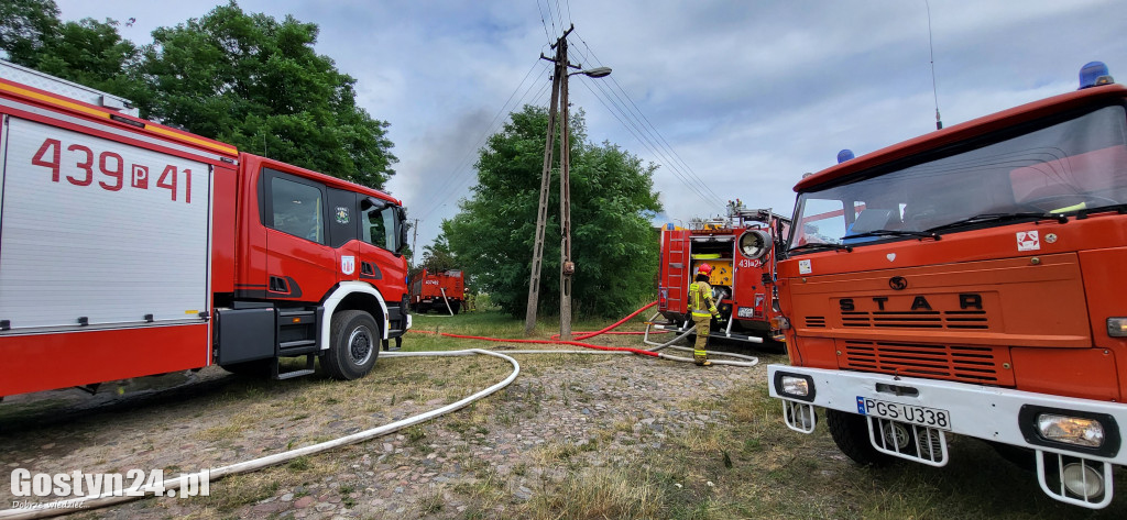 Ogromny pożar w Drzęczewie Drugim