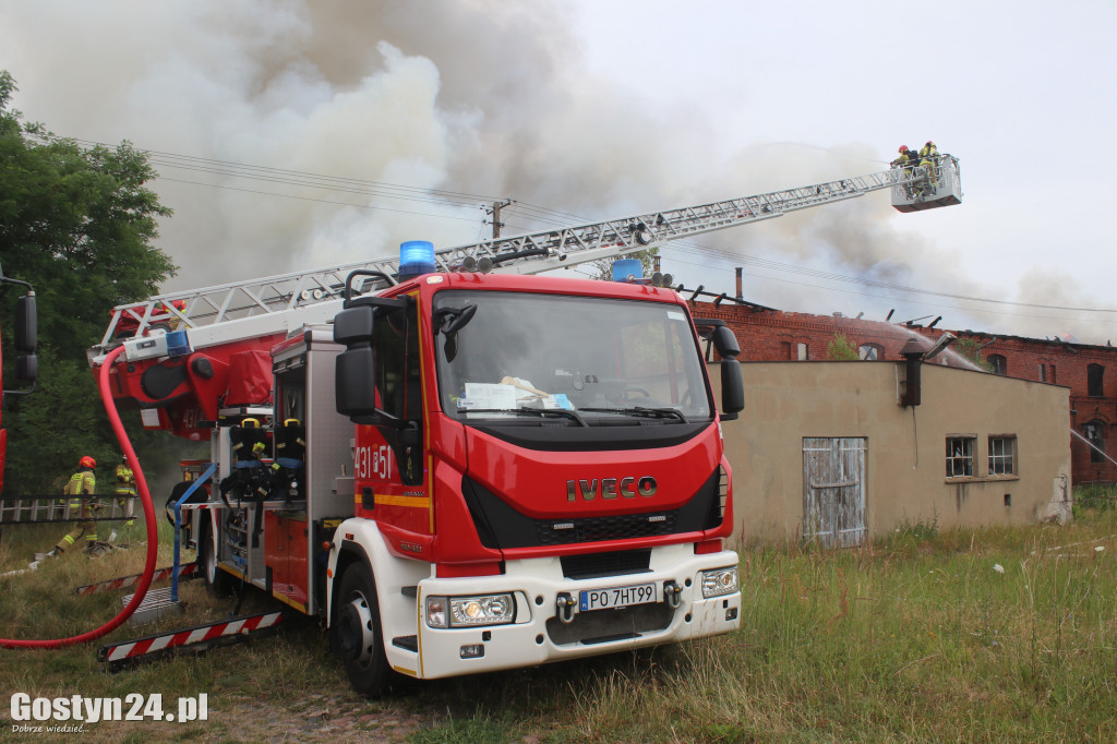 Ogromny pożar w Drzęczewie Drugim