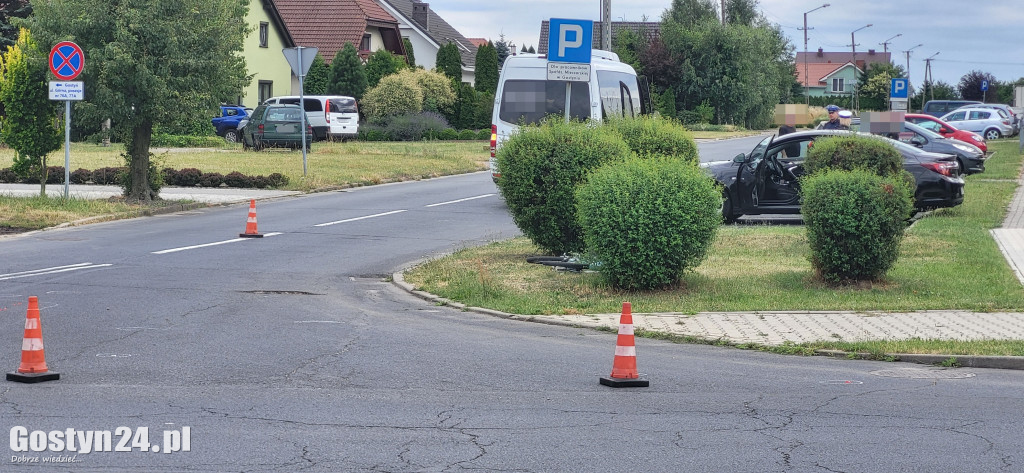 Potrącenie rowerzystki w rejonie mleczarni w Gostyniu