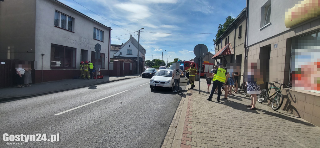 Wypadek na ul. Powstańców Wlkp. w Gostyniu