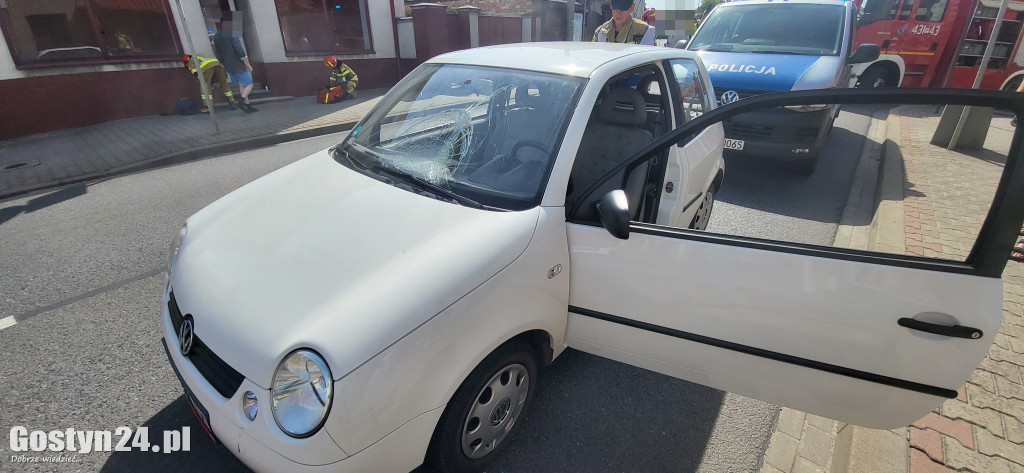 Wypadek na ul. Powstańców Wlkp. w Gostyniu