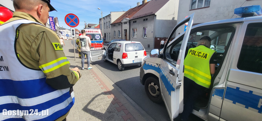 Wypadek na ul. Powstańców Wlkp. w Gostyniu