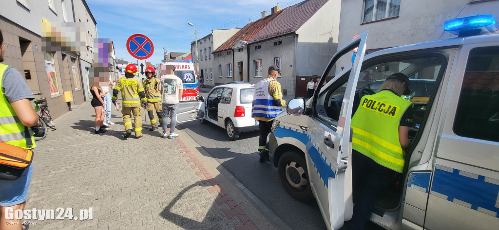 Wypadek na ul. Powstańców Wlkp. w Gostyniu