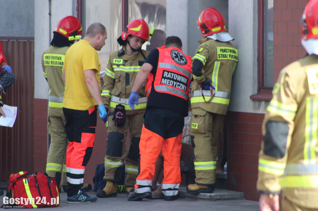 Wypadek na ul. Powstańców Wlkp. w Gostyniu