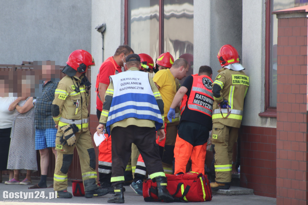 Wypadek na ul. Powstańców Wlkp. w Gostyniu