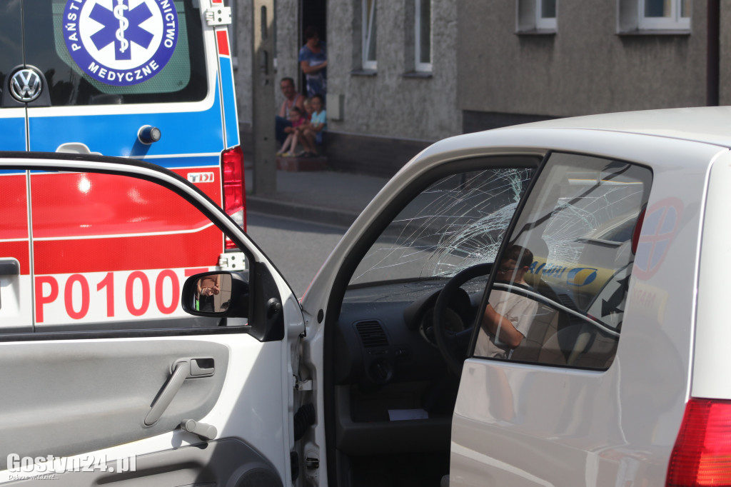 Wypadek na ul. Powstańców Wlkp. w Gostyniu