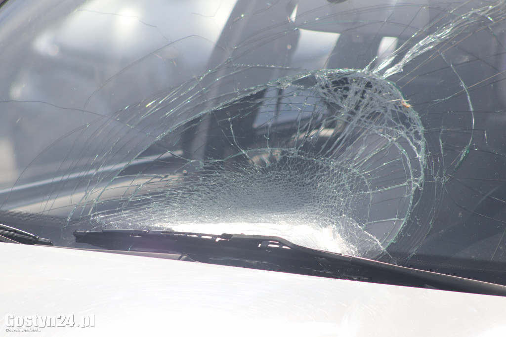 Wypadek na ul. Powstańców Wlkp. w Gostyniu
