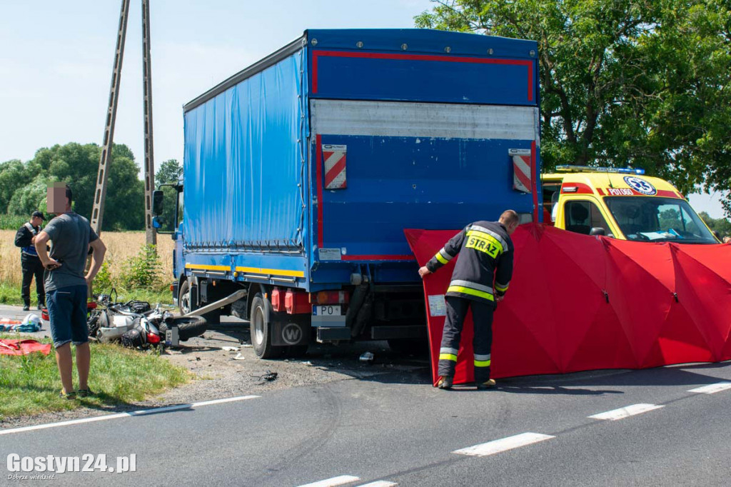 Śmiertelny wypadek na drodze wojewódzkiej