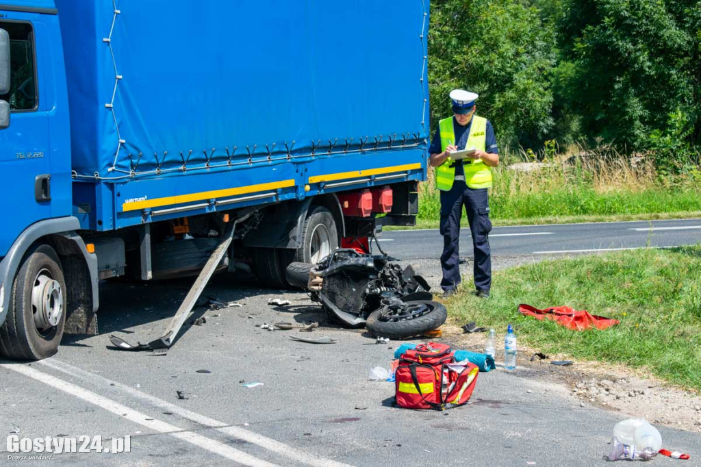 Śmiertelny wypadek na drodze wojewódzkiej