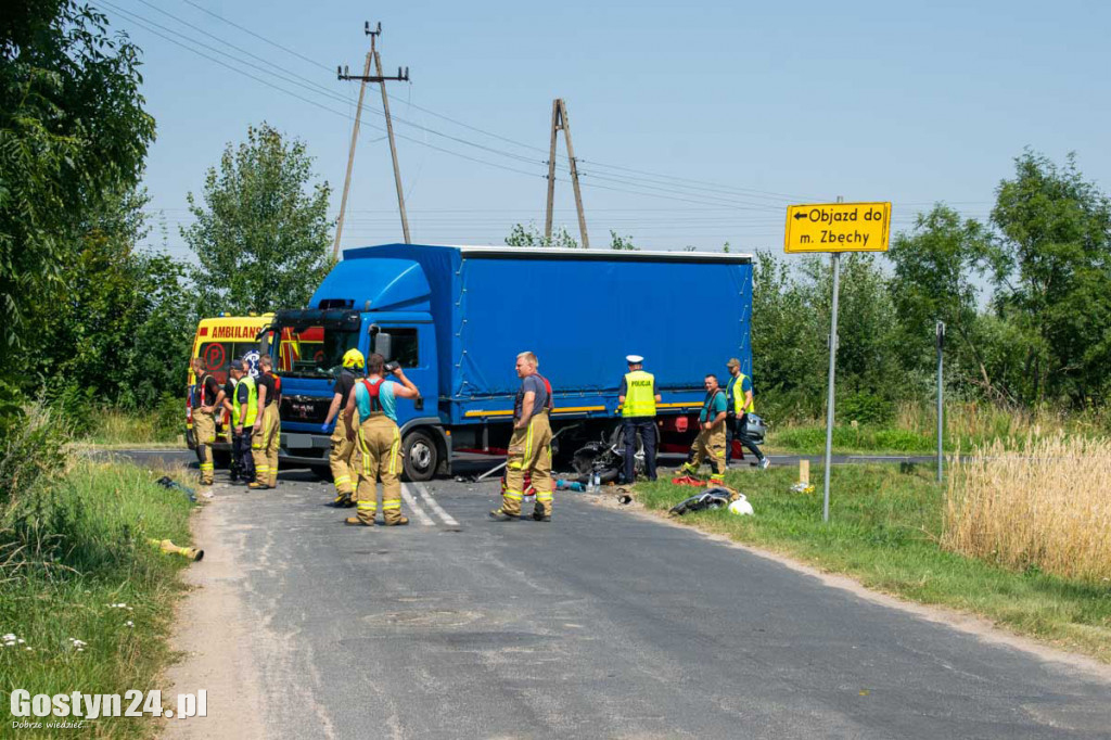 Śmiertelny wypadek na drodze wojewódzkiej