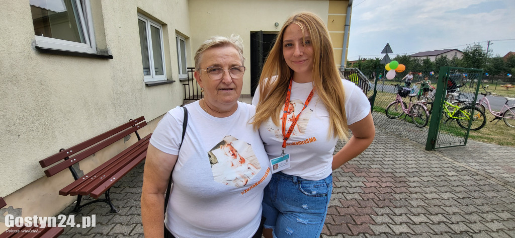 Rowerówka w Łęce Wielkiej, po zdrowie dla Zuzi Suleckiej