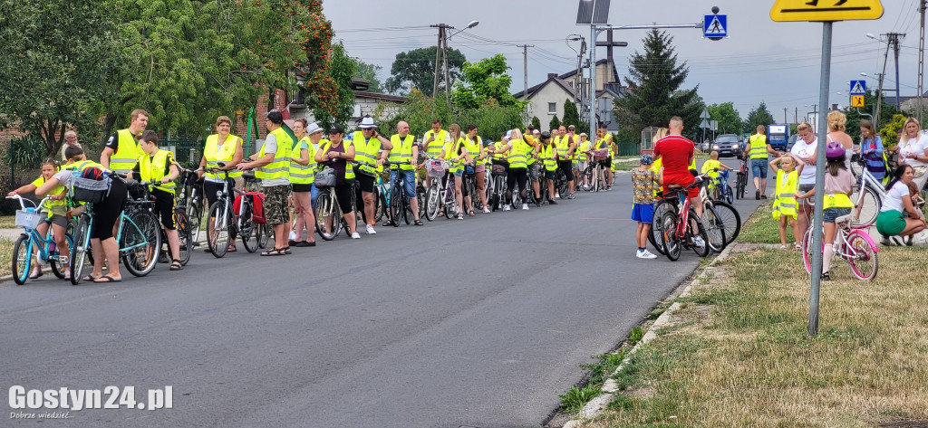 Rowerówka w Łęce Wielkiej, po zdrowie dla Zuzi Suleckiej