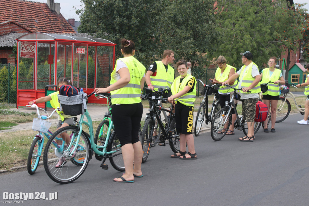 Rowerówka w Łęce Wielkiej, po zdrowie dla Zuzi Suleckiej