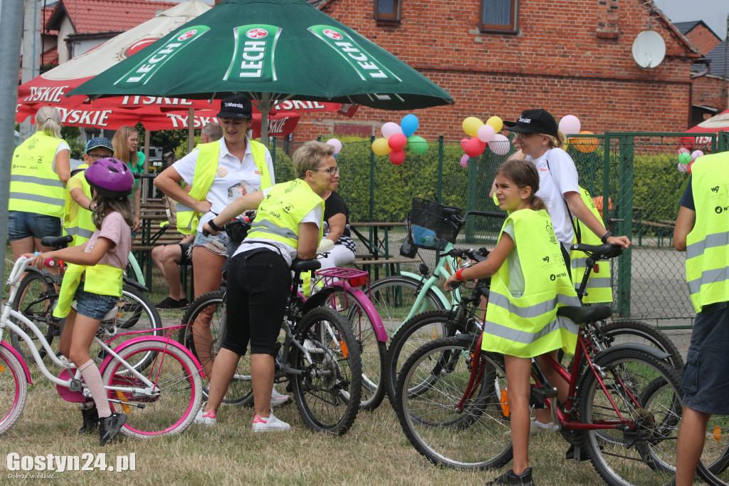 Rowerówka w Łęce Wielkiej, po zdrowie dla Zuzi Suleckiej