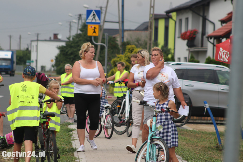 Rowerówka w Łęce Wielkiej, po zdrowie dla Zuzi Suleckiej