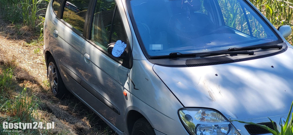 Potrącenie rowerzysty na trasie Karzec - Dzięczyna
