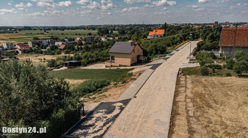 Wyremontowana ul. Droga do Klasztoru w Gostyniu